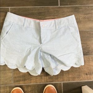 Lilly Pulitzer scalloped shorts